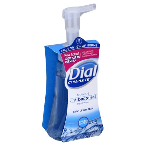 Image for Dial Hand Wash, Spring Water, Foaming Antibacterial,7.5oz from AuBurn Garnett