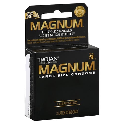 Image for Trojan Condoms, Premium Latex, Lubricated, Large Size,3ea from AuBurn Garnett