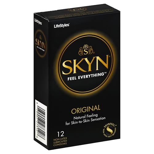 Image for Skyn Condoms, Non-Latex, Lubricated, Original,12ea from AuBurn Garnett