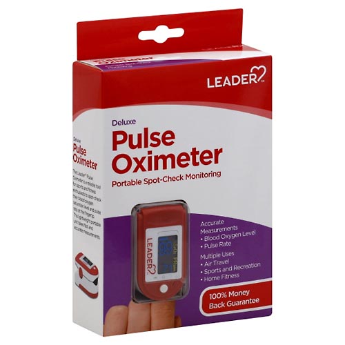Image for Leader Pulse Oximeter, Deluxe,1ea from AuBurn Garnett