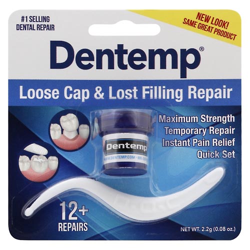 Image for Dentemp Loose Cap & Lost Filling Repair, Maximum Strength,2.2gr from AuBurn Garnett