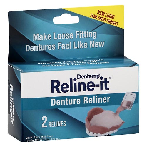 Image for Dentemp Denture Reliner,2ea from AuBurn Garnett