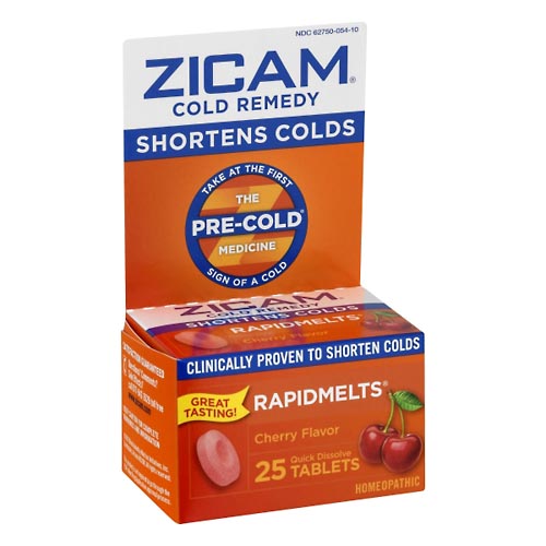 Image for Zicam Cold Remedy, Quick Dissolve Tablets, Cherry Flavor,25ea from AuBurn Garnett