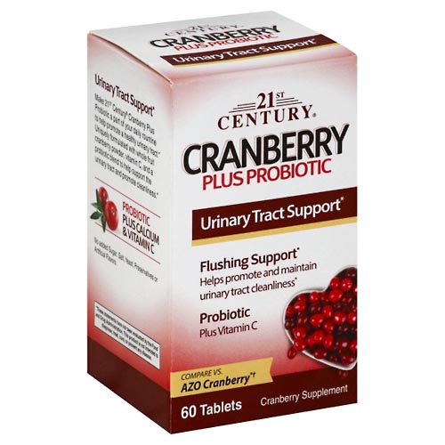 Image for 21st Century Cranberry, Plus Probiotic, Tablets,60ea from AuBurn Garnett