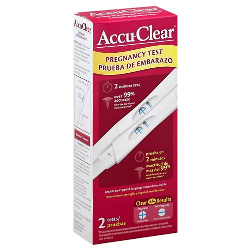 Image for Accu Clear Pregnancy Test,2ea from AuBurn Garnett
