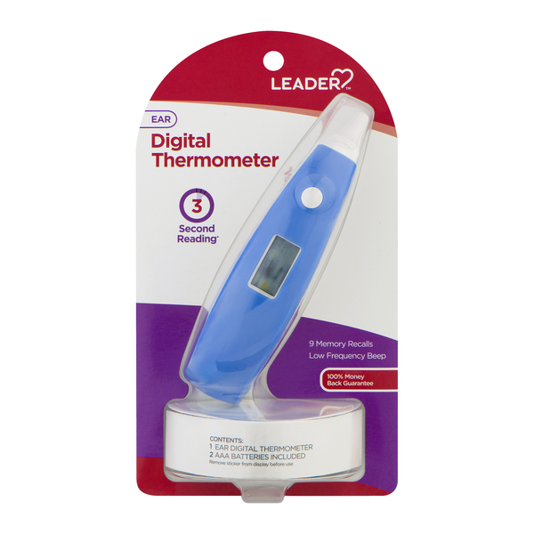 Image for Leader Thermometer, Digital,1ea from AuBurn Garnett